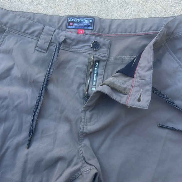 686 Everywhere Hybrid Tan Outdoor Shorts Men's Size 34 - Picture 4 of 9